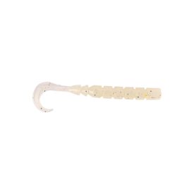   MUSTAD AJI CURLY TAIL 2.5'' WHITE LUMINOUS 12DB/CSOMAG