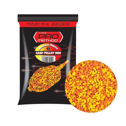 Timár Mix Pro Method Carp Pellet 1,5mm – ananász-vajsav 800g