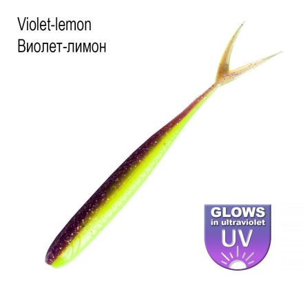 DS Lures Whitebait 3"/ 76mm – Violet lemon