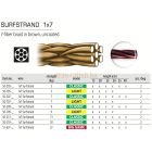 DRAGON 1x7 classic sursfstrand szálas fém előke 18kg 40cm