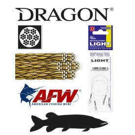 DRAGON 7x7 light sursfstrand szálas fém előke 6kg 30cm