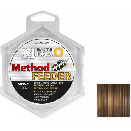 Megabaits Method Feeder Sinking 300m 0,18mm monofil zsinór
