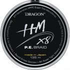 Dragon HM X8 135m 0,16mm fonott zsinór - szürke