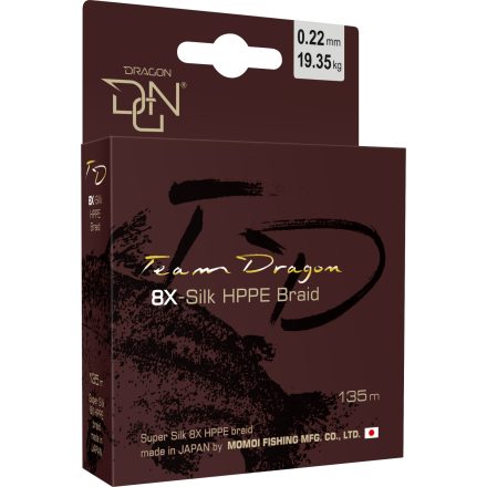 Team Dragon 8X-Silk HPPE 135m 0,16mm fonott zsinór