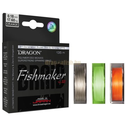 Dragon Fishmaker v.2 135m 0,08mm fonott zsinór
