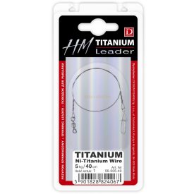 DRAGON hm 1x7 ti-braid titanium fonott fém előke 12kg 40cm