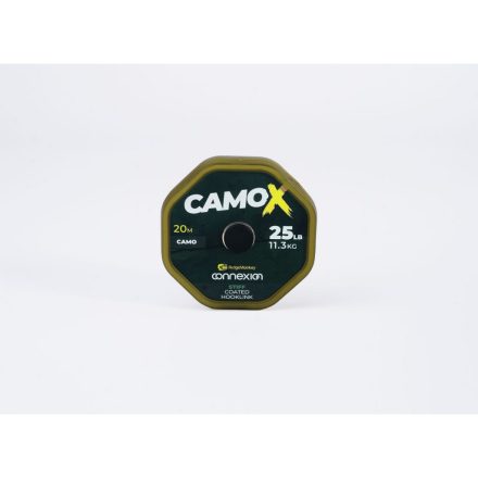 Ridgemonkey CONNEXION CAMOX STIFF COATED HOOKLINK el?keZSINÓR 35LB 20M