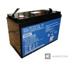 RP 12V 100Ah lítium vasfoszfát (LiFePo4) akkumulátor / bluetooth, kemping, hajó, hobby