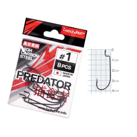 Lucky John Offset hooks PREDATOR LJH340
