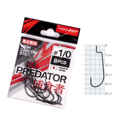 Lucky John Offset hooks PREDATOR LJH340