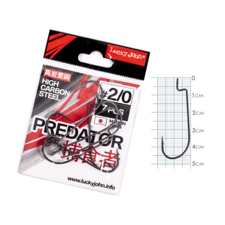 Lucky John Offset hooks PREDATOR LJH340