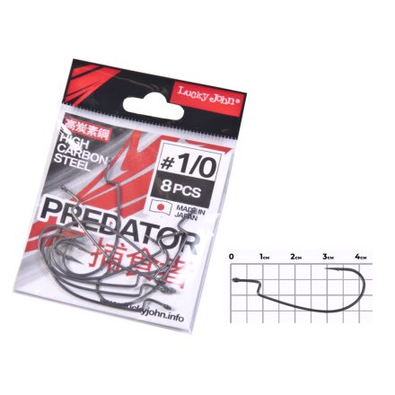 Lucky John Offset hooks PREDATOR LJH345