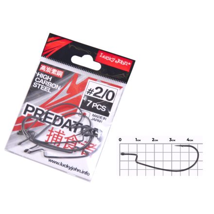 Lucky John Offset hooks PREDATOR LJH345