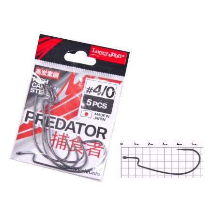 Lucky John Offset hooks PREDATOR LJH345
