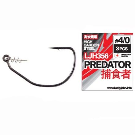 Lucky John Offset hooks PREDATOR LJH356