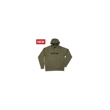 SONIK KAPUCNIS PULÓVER GREEN-XL
