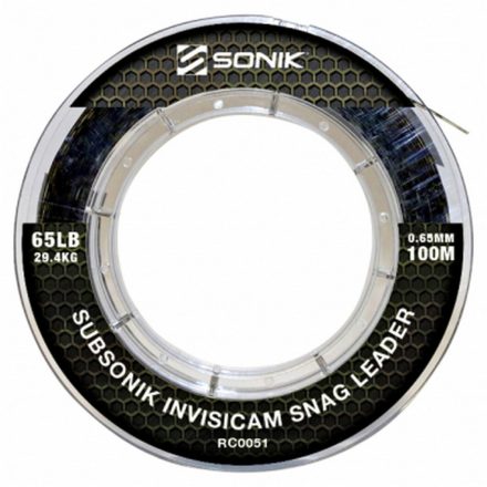Sonik Subsonik invisicam snag leader 100 m 45lbs (0,55)