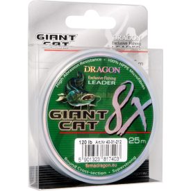 Dragon Giant Cat 8x fonott előkezsinór 25m 120lb